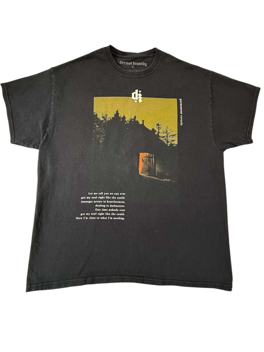 Dermot Kennedy 2019 Permanent Reverie North American Tour T-Shirt